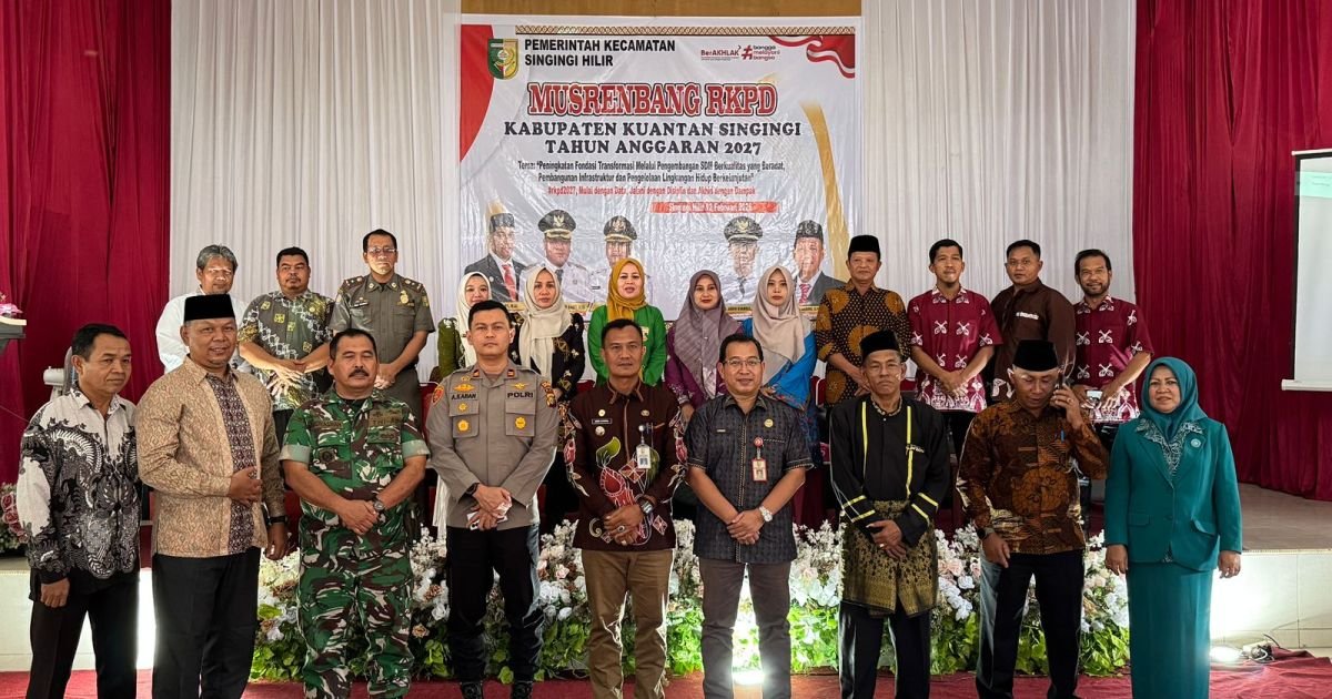 Musrenbang RKPD 2027 Kecamatan Singingi Hilir Tekankan Prioritas Infrastruktur dan Perencanaan Digital