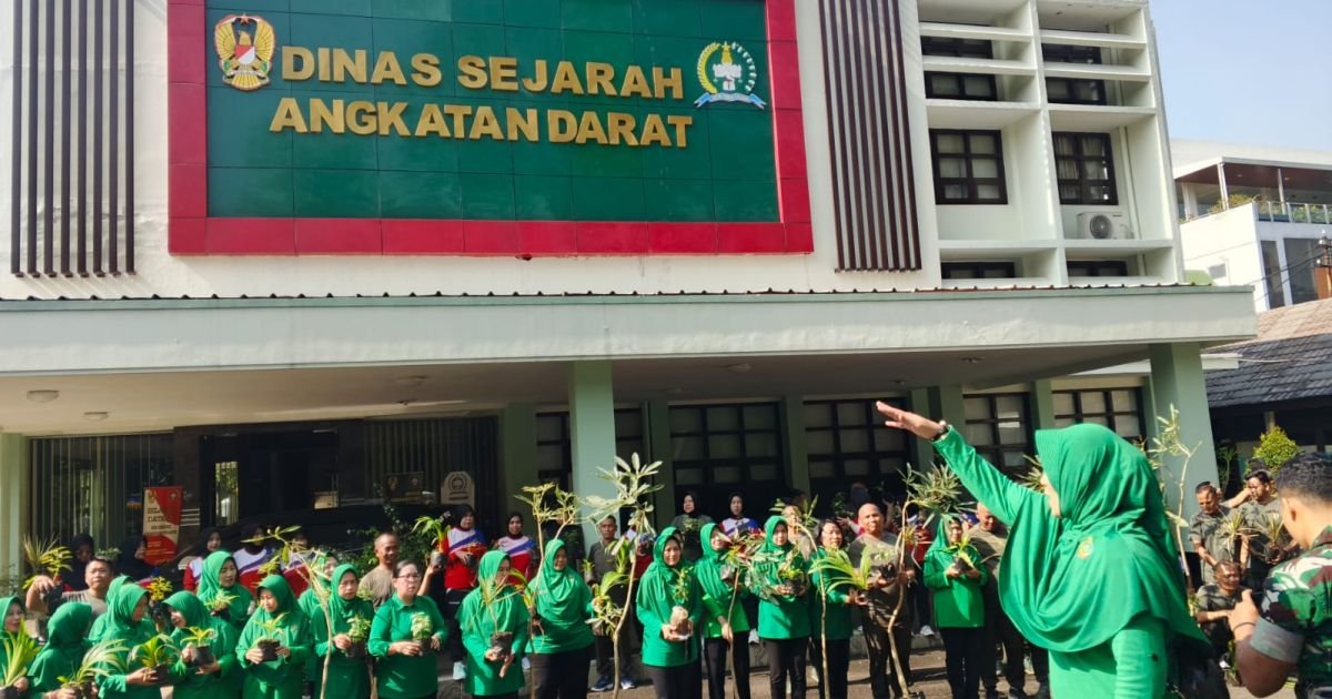 GERAKAN PENANAMAN POHON DALAM RANGKA HUT PERSIT KARTIKA CHANDRA KIRANA KE-80 TAHUN 2026 RANTING 6 DISJARAHAD CABANG III PG MABESAD