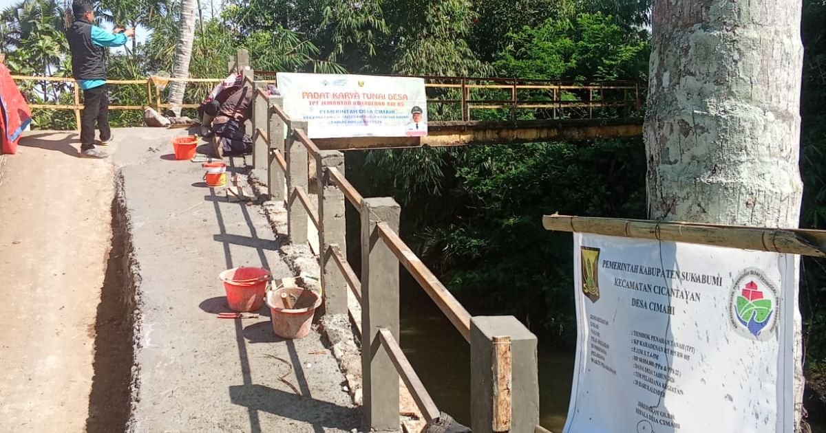 Wujudkan Infrastruktur Desa, Kades Cimahi Wowon S.Pd, M.Pd Beri Harapan Baru bagi Warga Karadenan