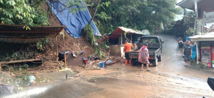 Hujan Dengan Intensitas Tinggi Akibatkan Tanah Longsor di Mega Mendung Kabupaten Bogor, Dua Orang Yang Menjadi Korban Berhasil Di Evakuasi