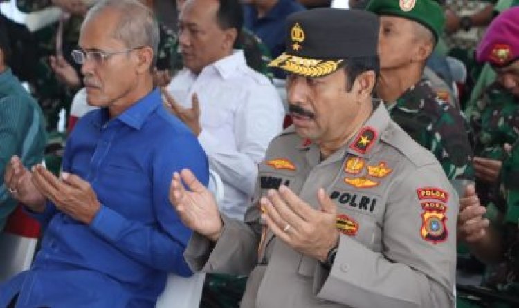 Wakapolda Aceh Sambut Kedatangan Pangdam IM Mayjen Novi Helmy Prasetya