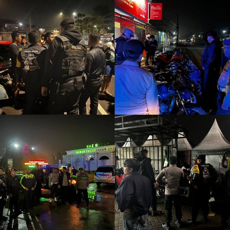 Polres Bogor Gencarkan Patroli Malam Jaga Kondusifitas Saat Ramadhan