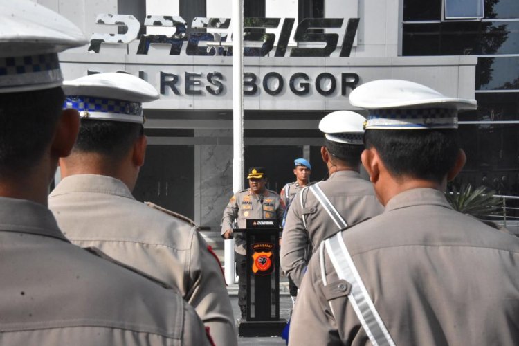 Polres Bogor Mulai Gelar Apel Operasi Patuh Lodaya 2023