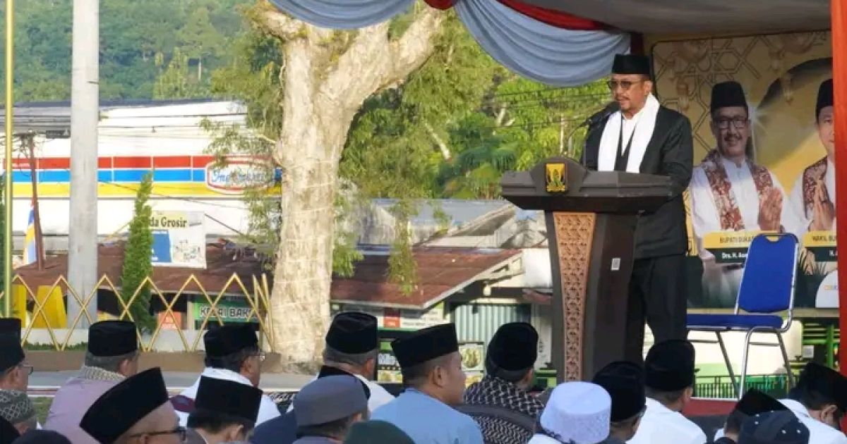 Bupati Sukabumi Tegaskan Pentingnya Aktualisasi Empati dan Gotong Royong di Momen Idul Adha 1447 H