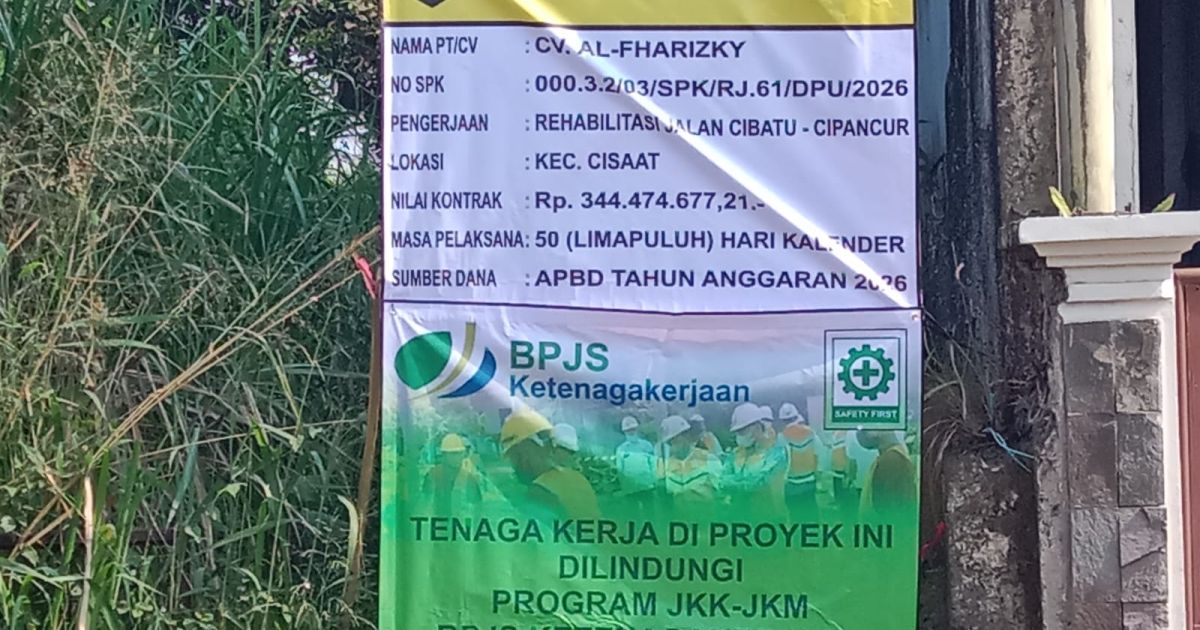 Pelebaran dan Pengaspalan Jalan Cibatu - Cipancur Dimulai, CV. AL-FHARIZKY Berkomitmen Jaga Kualitas dan Kepercayaan